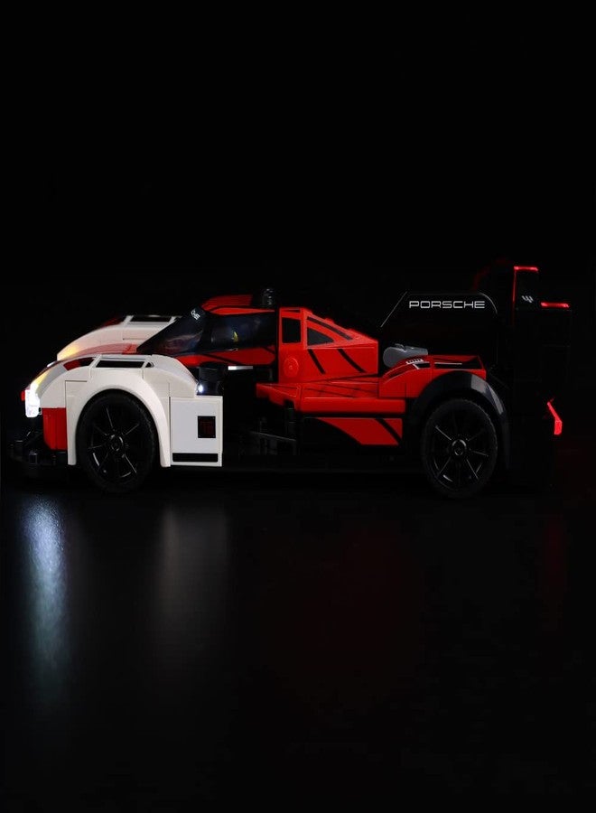 Kyglaring طقم إضاءة LED من Kyglaring (بدون نموذج) مصمم لمجموعة بناء نموذج سيارة السباق Lego Porsche 963 76916 - بدون مجموعة Lego (الإصدار الكلاسيكي) - Image 4